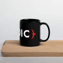 Load image into Gallery viewer, Black Glossy Heroic Mug
