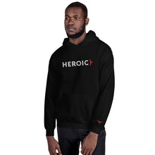 Load image into Gallery viewer, Unisex Heroic Black Hoodie
