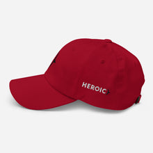 Load image into Gallery viewer, Heroic Red Unstructured &quot;Dad&quot; Hat
