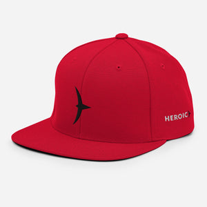 Heroic Red Snapback Hat