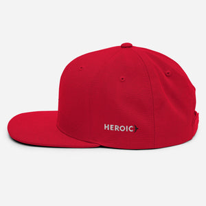 Heroic Red Snapback Hat