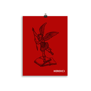 Heroic Red Posters