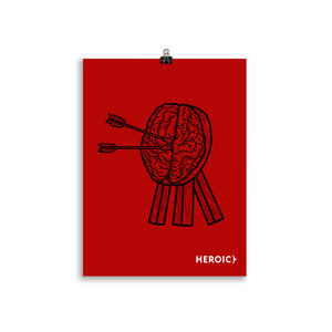 Heroic Red Posters