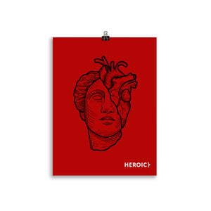 Heroic Red Posters