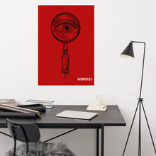 Load image into Gallery viewer, Heroic Red Posters
