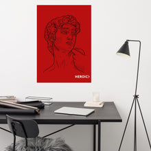 Load image into Gallery viewer, Heroic Red Posters
