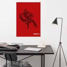 Load image into Gallery viewer, Heroic Red Posters
