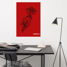 Load image into Gallery viewer, Heroic Red Posters
