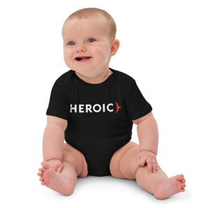 Organic Cotton Heroic Baby Bodysuit