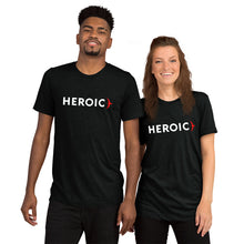 Load image into Gallery viewer, Extra Soft Heroic T-shirts - Black &amp; Red
