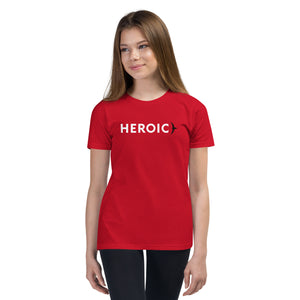 Youth Short Sleeve Heroic Red T-Shirt