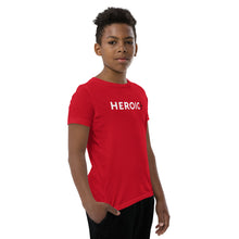 Load image into Gallery viewer, Youth Short Sleeve Heroic Red T-Shirt
